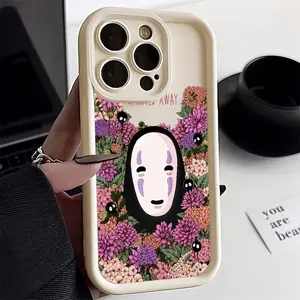 Studio Ghibli Anime Spiriting Phone Case For iPhone 17 16 15 14 13 12 11 Pro Max Plus Soft Cover