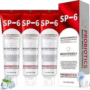 SP-6 Super Probiotic Toothpaste Mint Burst – Probiotic Oral Care for Enamel Repair & Long-Lasting Fresh Breath