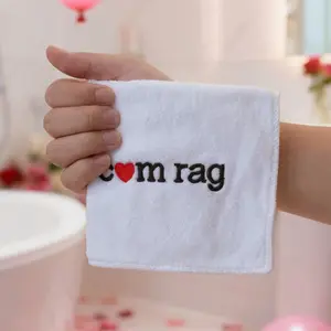 1pc, 12in 400gsm thickened Super Absorbent Microfiber Towel, Hand Towels, Fun Embroidery Design, Perfect Gag Gift for Valentine’s Day & Weddings Anniversary Bachelorette Party, Ideal Kitchen Bathroom Decor Valentine's Day, Water Absorbent Towel