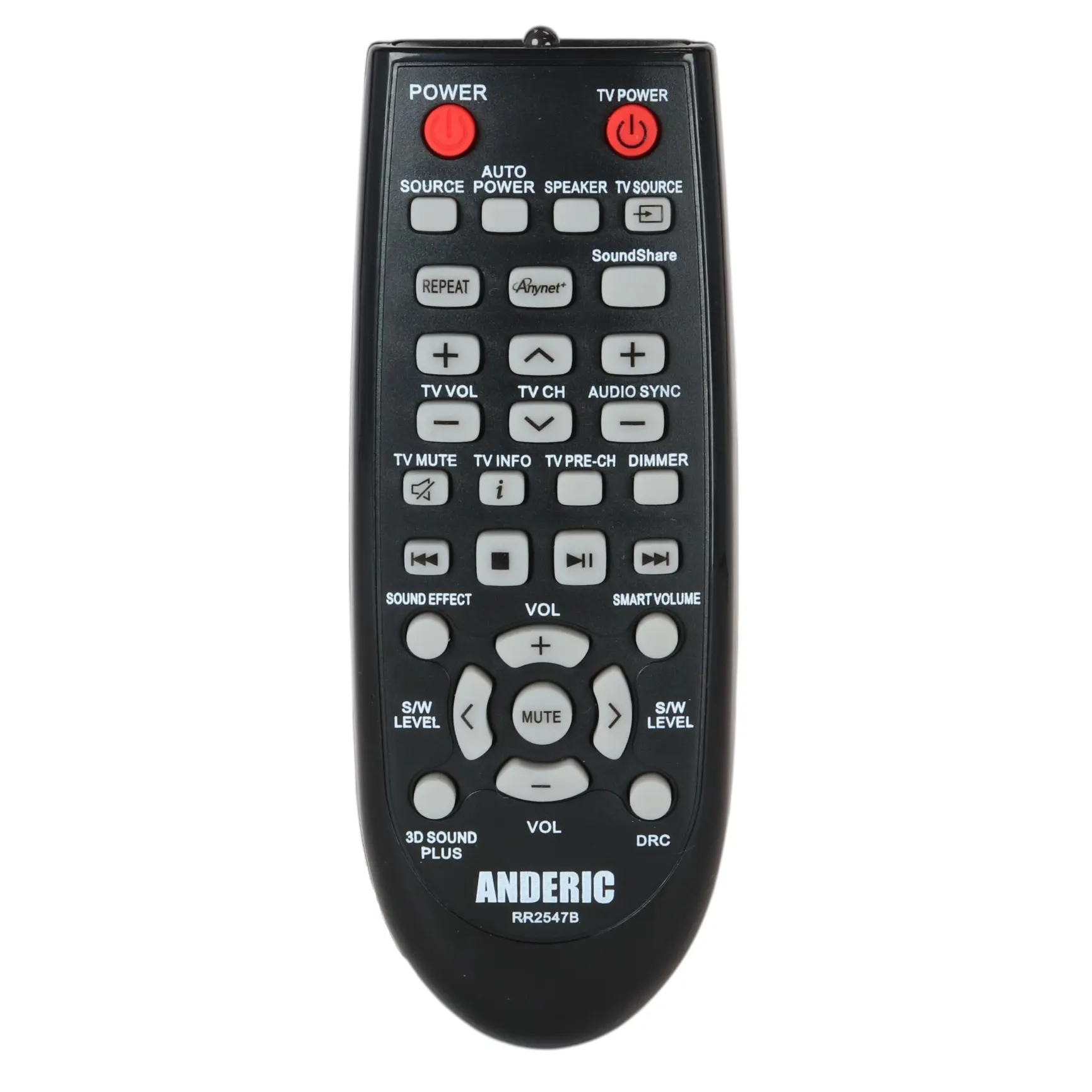 Anderic RR2547B Replacement Sound Bar Remote Control for Samsung AH59-02547B, AH59-02380A, AH59-02330A and Others