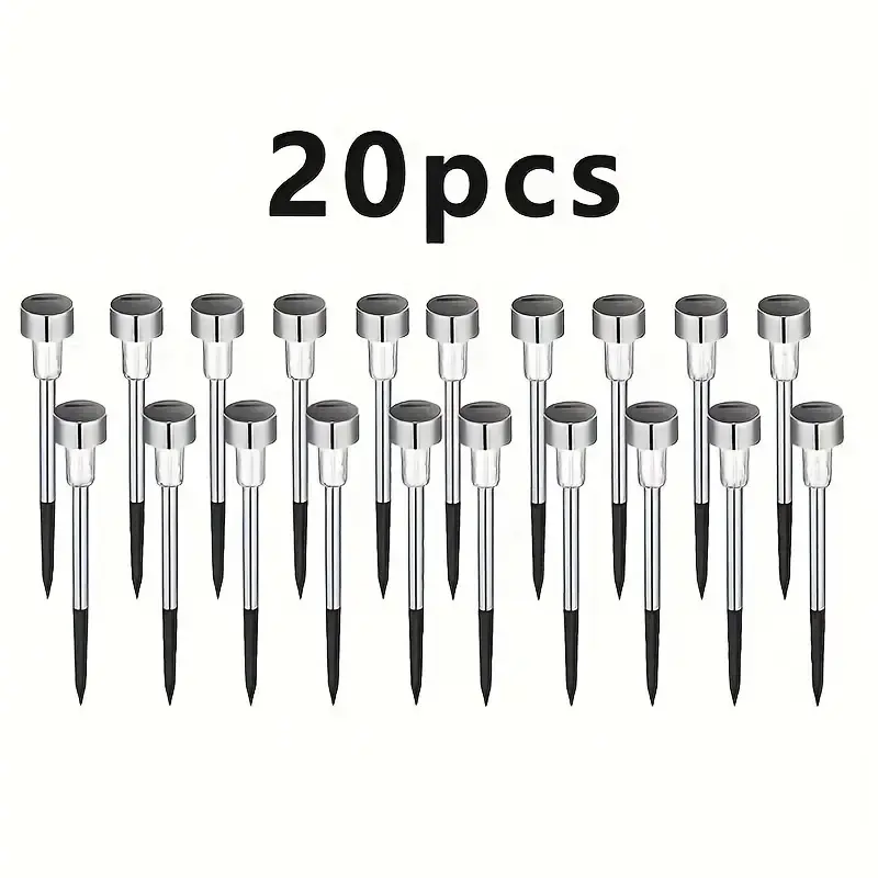 20 Waterproof Outdoor Solar Landscape Lawn Lights – White Light, for pathways, gardens, holiday decorations (Christmas, Halloween), and outdoor activities (parties, barbecues) sohochic graduation favors kitchen table design night light