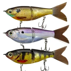 PBFish Glide Mini Slow Sinking Big Bass Strong Hooks Fishing Gear Great For Bass Fishing Best Glide Bait On Market