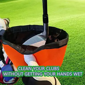 Golf Club Cleaner and Golf Ball Cleaner, Portable Golf Cleaning Bag, Detachable Clip, Groove Cleaner, Golf Accessories, Golf Maintenance #tiktokshopblackfriday