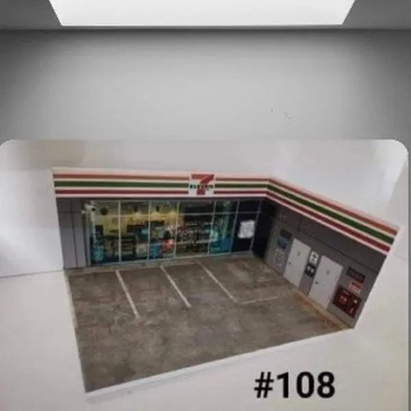 7-11 diorama