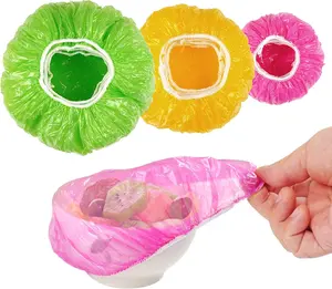 Bowl Covers Bread Proofing 60 Pcs Plastic Shower Caps Sourdough Bread Food Covers Elastic Reusable Stretch Food Wrap 3 Size Fresh Keeping Bags
