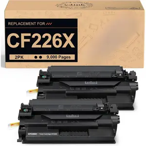 2-Pack Compatible 26X Toner  Replacement for  26X CF226X Toner  High Yield Black Ink for  Pro M402n M402dn M402dne M402dw MFP M426fdw M426fdn M426dw M402 M426  Version