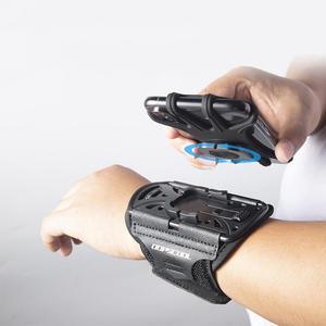 detachable 360-degree rotatable mobile phone arm strap, adjustable phone holder band, universal mobile phone hand strap for outdoor sports