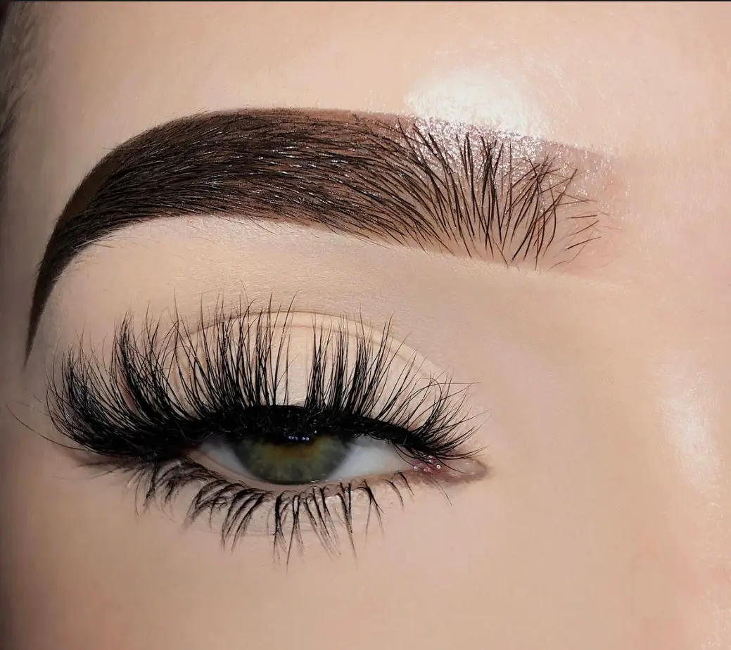 “Brat” 16mm Layered Full Volume Lashes Faux Mink High Quality Fluffy Strip Eyelashes 1 Pair Reusable Lash Extensions Makeup