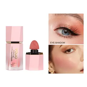 Two-In-One Lip & Cheek Liquid Facial Blush, Matte Finish, Long-Lasting Waterproof Formula, Natural Healthy Glow, Makeup Essential
