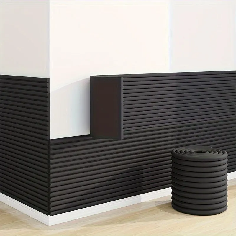 1pc Ultra Wide Thick Self-Adhesive Safety Edge Protector, Anti-Collision Table Corner Guard, Furniture Edge Protection, Soft Wall Decor Strip
