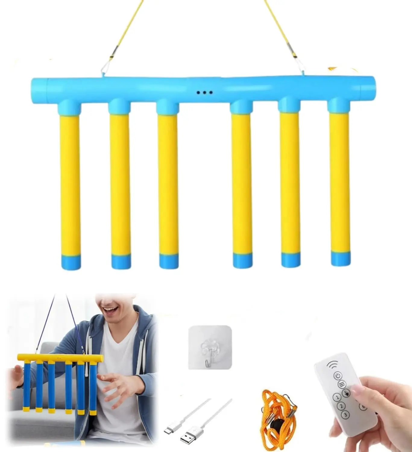 Interactive Reflex Challenge Drop Stick Game - EVA Foam Hand-Eye Coordination Trainer, 3 Adjustable Speed Modes, Focus & Quick Reactions Booster, Great for Parties & Holiday Celebrations, All Ages Indoor Leisure Equipment, Great For Parties & Family Fun