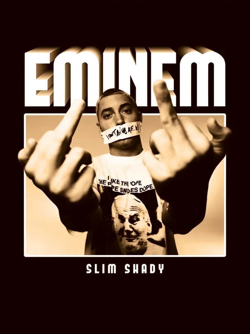 EMINEM Wall Art Concert Poster reprint rapper 11x17 +FREE EXTRA POSTER