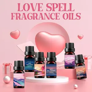 Essential Oil Set, 6 Counts/box Romantic Series Essential Oil, Home Fragrance for Diffuser, Car, Humidifier, Birthday Gift, Scented Aromatherapy Scented Oils