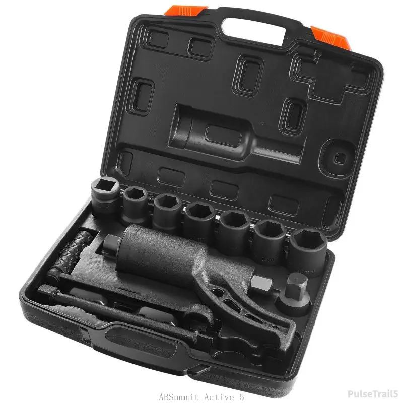 Torque Multiplier, 1 Inch Drive Lug Nut Wrench/Multiplier Heavy Duty Torque Multiplier Wrench Set, 1:58 4800N.m Lug Nut Remover, Includes 8 Sockets (24-38mm) and Storage Case VEVOR Super Brand DayPulseTrail5ABSummit Active