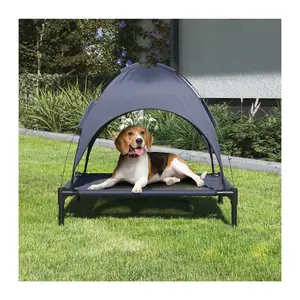 Petmaker Elevated Indoor/Outdoor Pet Bed with Canopy 30"