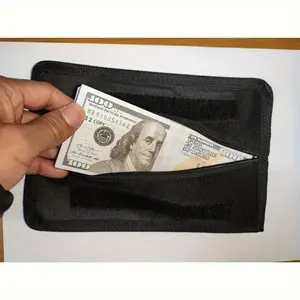 Hidden Compartment Money Bag, Oxford Cloth Cash Storage Pouch, Durable Pouch, Perfectly Hide Coins, Files, Notebooks, Watches, Hidden Storage Design
