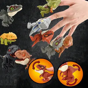 3pcs/5pcs/20pcs Bite Finger Dinosaur Toys, Multi-Jointed Moveable Dinosaur Models, Stress Relief Toy, Perfect for Kids and Collectors, Stress Relieving Accessory