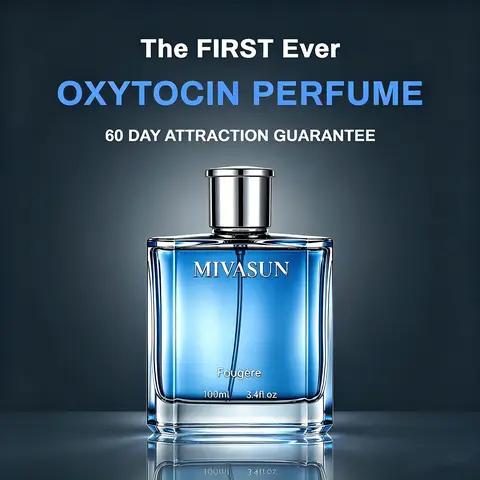[MIVASUN] Fougère Midnight Marine Eau de Parfum (100ml Bottle-Shaped) Men's Cologne, Citrus Aromatic Woody EDP Perfume with Lemongrass, Magnetic Sensual Long-Lasting, Ideal for Date Nights, Pulse Points Application, Gifts for Him,familyfun
