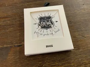 Silver Charm Necklace Set