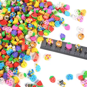 300 Pieces Mini Erasers for Kids, Bulk Small Animal Fruit Pencil Erasers Assortment for Home Rewards, School Supplies and Gift Filling