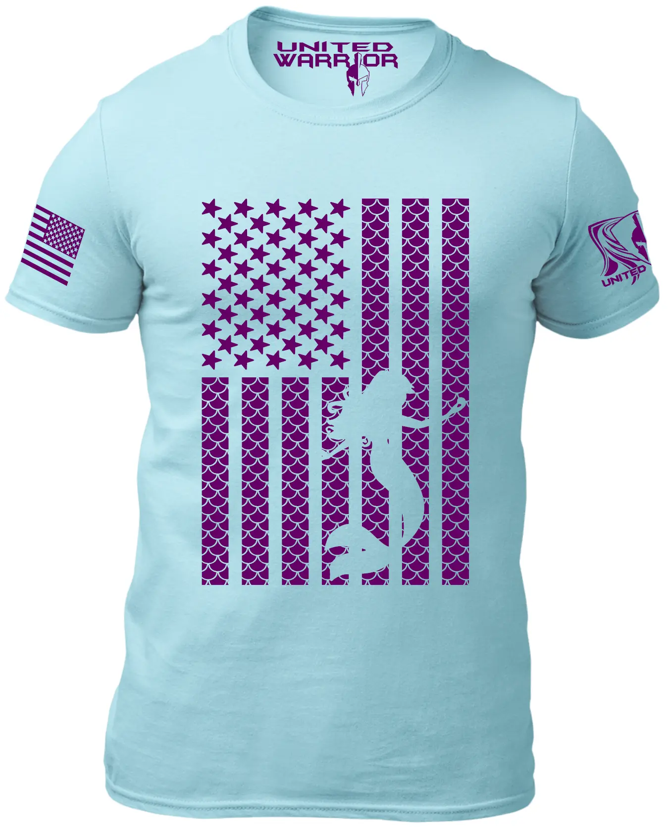 United Warrior USA Mermaid Flag
