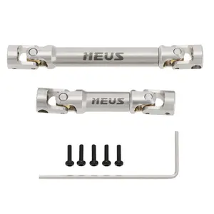 MEUS RACING Stainless Steel TRX4M Driveshaft, Drive Shaft for Traxxas 1/18 TRX4M High Trail K10/F150 RC Crawler Upgrade Parts