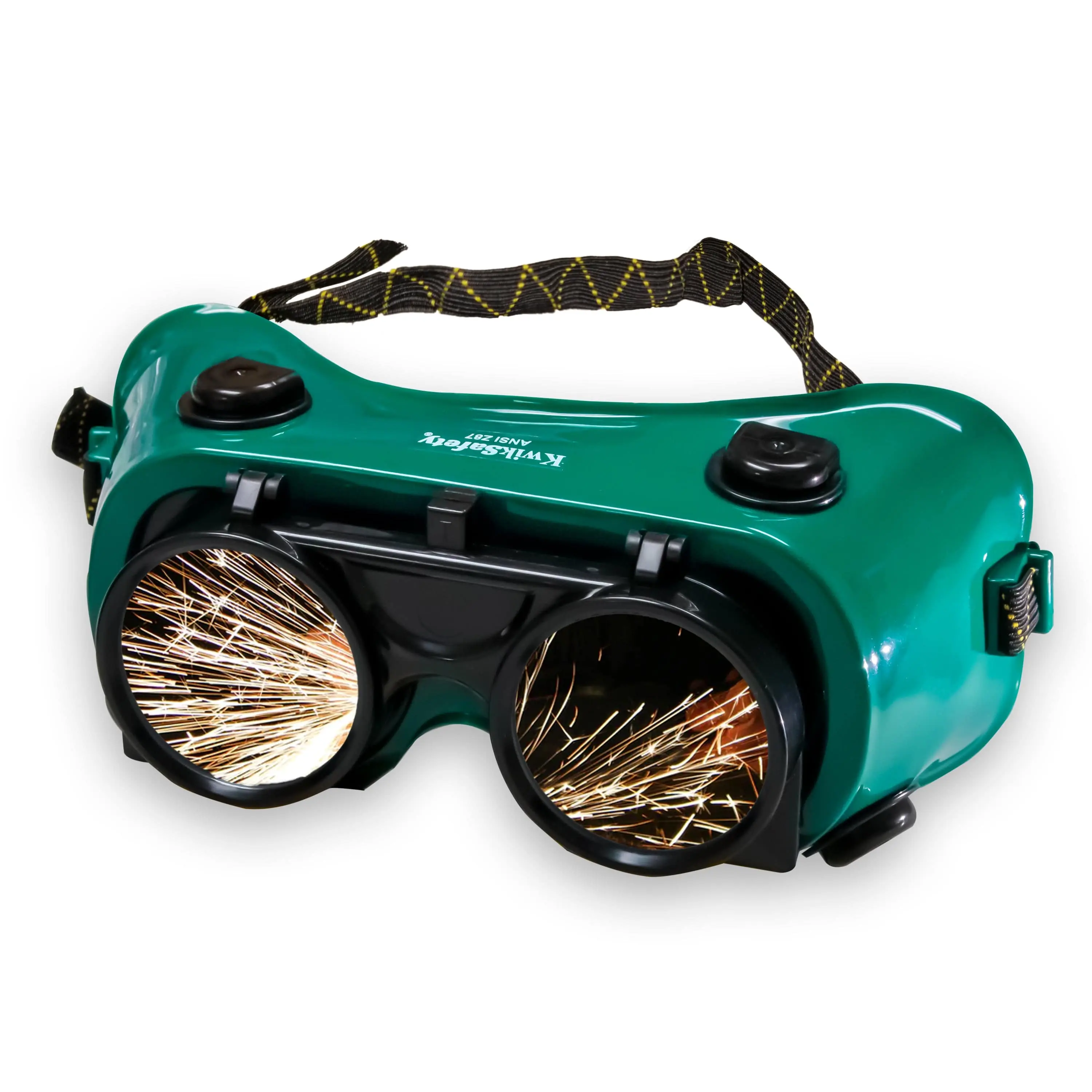 KwikSafety OWL Welding Goggles (ANTI-FOG, ANTI-SCRATCH) Flip-Up Shade #5 Infrared Flame Cutting Eye Protection ANSI Tested OSHA - Model No.: KS1101