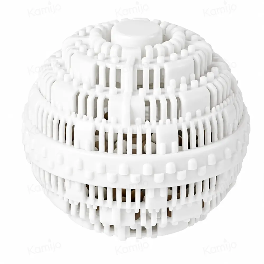 Large Anti-Tangling Laundry Ball TPR Friction Cleaning Washer Ball With Ceramic Particles Anti-Wrap Stain Removal Scent Retention Laundry Helper, Fits Drum & Top Load Washer, Reusable Fabric Safe Household Laundry Accessory
