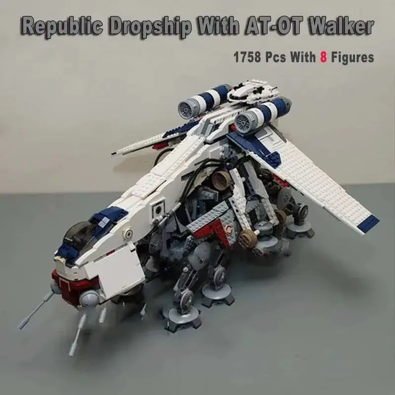 10195 Republic Direct At-0t Building Blocks Toy, Best Birthday and Party Gift, 1758pcs Educational Assembly Toy Blocks, Construction Blocks, Building Blocks Set