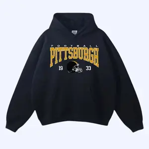 Vintage Pittsburgh Football Crewneck Hoodie, Pittsburgh Team Pullover Hoodie, Vintage Steeler Hoodie, Steeler Fan Apparel, Classic Pittsburgh Fan Pullover, Pittsburgh Football Supporter Gift, Pittsburgh Football Long sleeve Hoodie 1