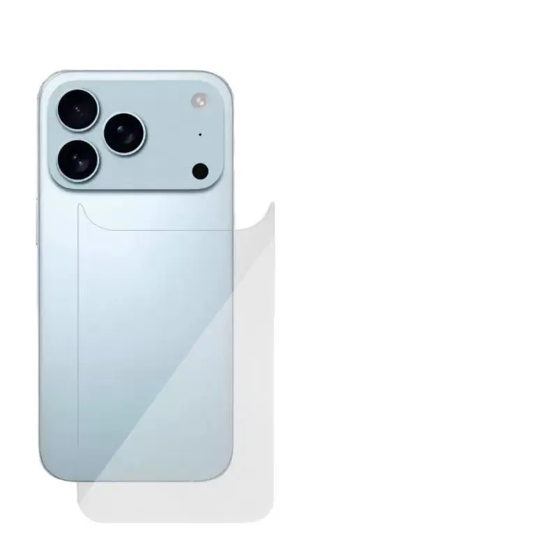 Strengthened film backing, transparent high-definition rear cover film for iPhone 17 series phones, high-definition rear cover protection film, suitable for iPhone 17 / iPhone 17 Pro / iPhone 17 AIR / iPhone 17 Pro Max