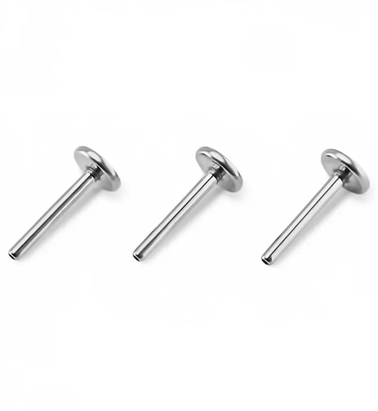 18G ASTM F-136 Titanium Threadless Labret