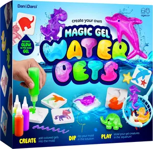 Aqua Fairy Water Gel Kit for Kids - Magic Elf Toy Kits - Waters Pets - DIY Squishy Maker Set - Craft for Kids - Make Your Own Squishies Toys Crafts for Boys & Girls Valentines Day