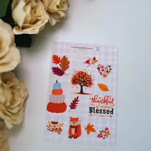 Fall Stickers – Cozy & Autumn-Themed Planner Stickers for Journals