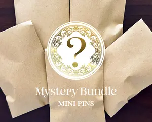 Mystery Bundle - Mini Pins - 5 Mini Pins per Bag - Keely Studios
