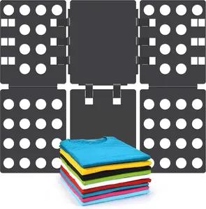 PP (Polypropylene) T-Shirt Folding Board, Durable Laundry Tool, Easy & Fast Clothing Folder for Adults, Portable Space-Saving Hanging Home Supplies, Laundry Products Accessory