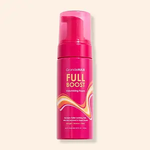 GrandeHAIR Full Boost Volumizing Foam - Grande Cosmetics - Clinically Tested Hair Styling Foam with Rice Protein Nori Seaweed & Biotin for Stronger Healthier Looking Hair