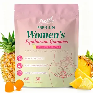Feminine Balance Gummies for Women | Supports pH Health, Immune & Energy Boost | Premium Hawaiian Pineapple Flavor | Vegan, Gluten-Free, Non-GMO | 60 Count