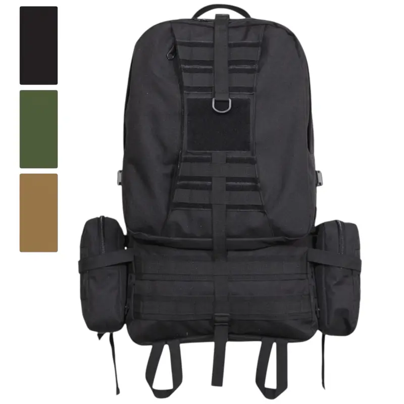 ROTHCO Global Assault Pack, 600D Polyester Military Tactical Backpack for Camping Enthusiasts, Unisex Hydration Compatible Design with MOLLE Webbing