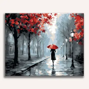 Autumn's Solitude Paint by Numbers Kit