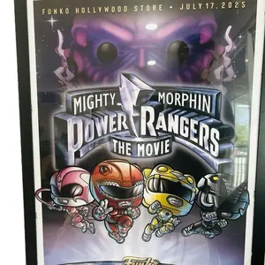 Power Rangers Poster From Funko Hollywood, New (No Frame)
