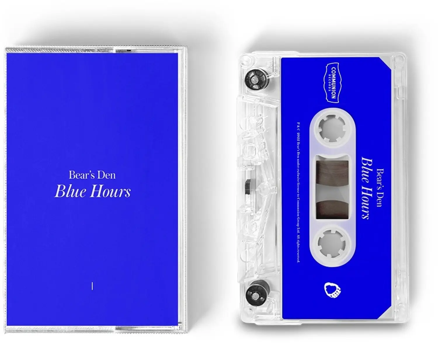 Bear's Den - Blue Hours (Blue)  [CASSETTES] Blue, Colored Cassette