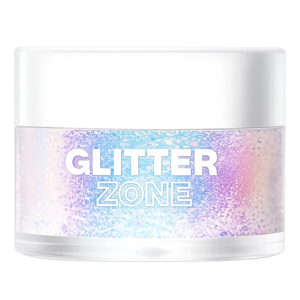 Holographic Shimmer Makeup Glitter Gel - Color-Changing Under Light, for Body, Face, Hair, Vegan & Cruelty-Free, 1.35 oz, 2 Shades