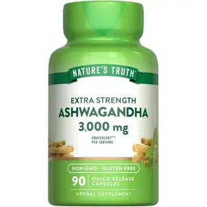 Ashwagandha 3000 mg | Extra Strength Capsules