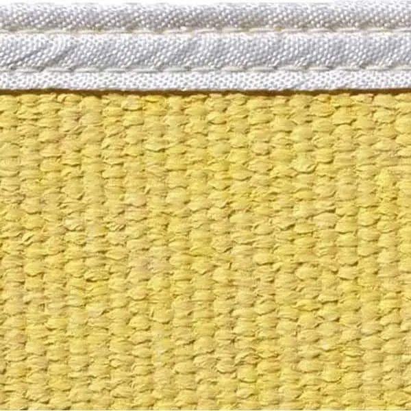 Jackson Safety SRW36293 Acrylic Coated Fiberglass Welding Blanket - 6x6 ft, 23 oz, 0.034 in Thickness, Yellow, Abrasion Resistance, Tear Resistance, 300 Degrees F, Easy Hanging, 6 X 6 Ft