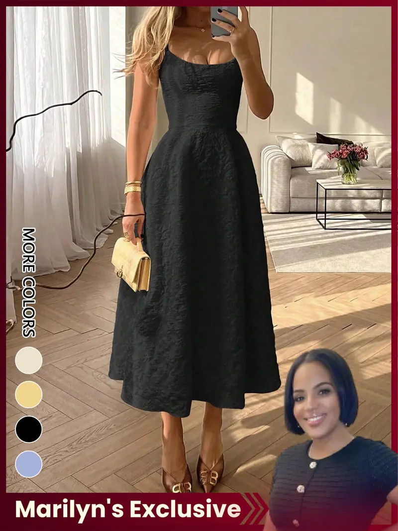 halter midi dress wedding guest Ever-Pretty Sleeveless Halter Neck Chiffon Midi Summer Formal Wedding Guest Dress with A-Line