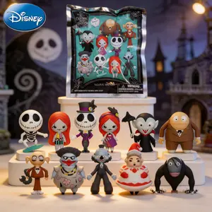Disney The Nightmare Before Christmas 3D Keychain Blind Bag 1PC Officially Licensed Mystery Anime Figure Keyring PVC Blind Box Backpack Charm Perfect for Collectors
