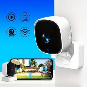 Smart Home Security Camera, 2.4G WiFi Camera with Night Vision, Indoor Remote Camera, Portable Camera for Home Security, Home Monitoring Camera
