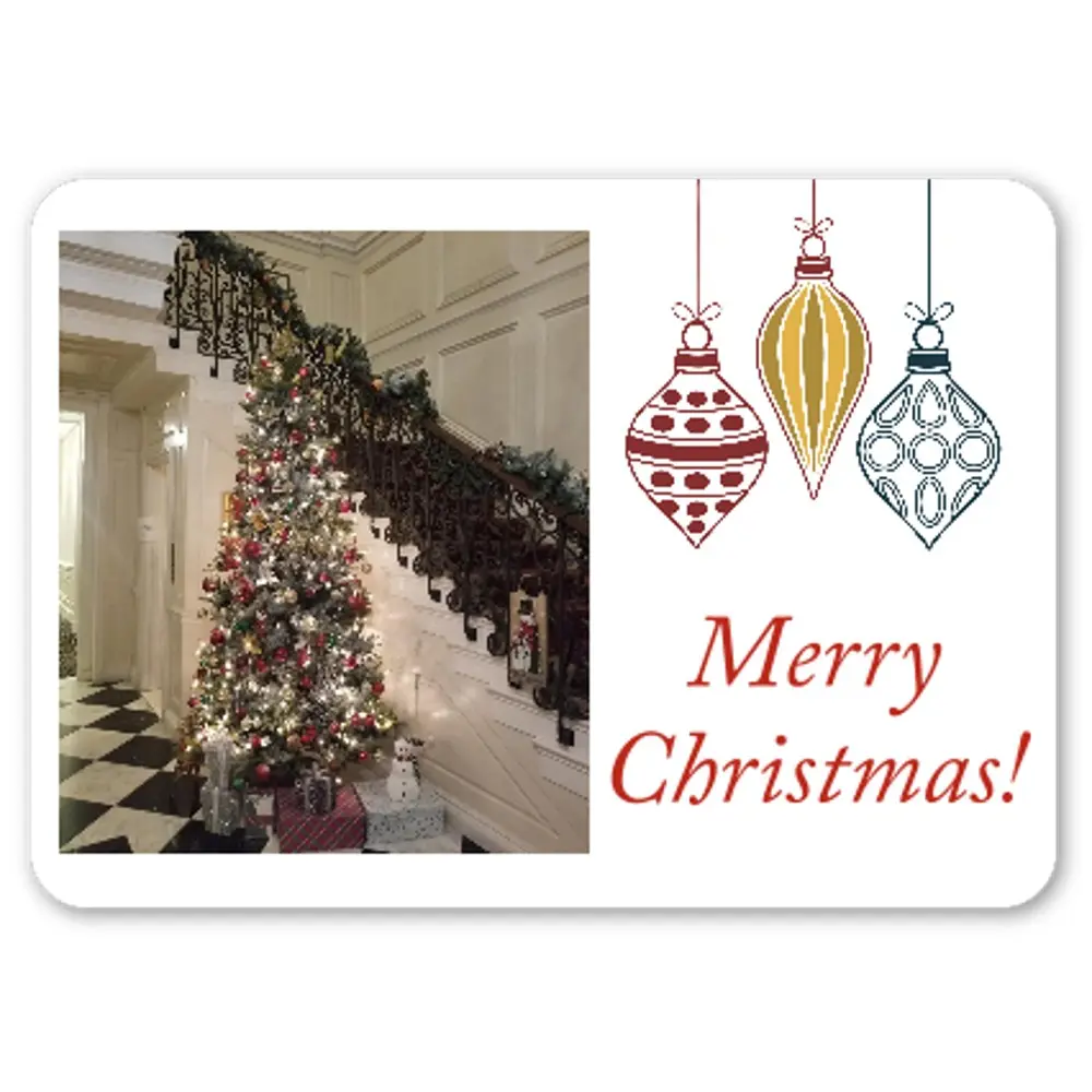 Pack of 10 Post Cards (EU + Rest of World) with Envelopes- Merry Christmas