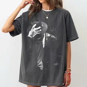 Comfort Colors Vintage Michael Jackson Graphic Shirt, Unisex King Of Pop Shirt, Michael Fan Gift 90s Retro Pop Tee Mj